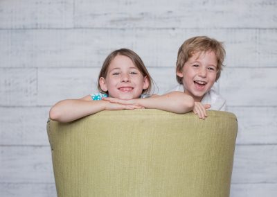Kids laughing at a mommy and me photo session in Atlanta, Georgia with Colleen Hight